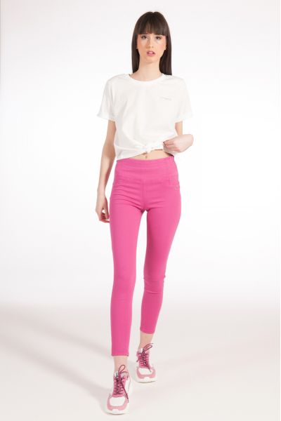 Jeans con Zip di Patrizia Pepe Color Berry